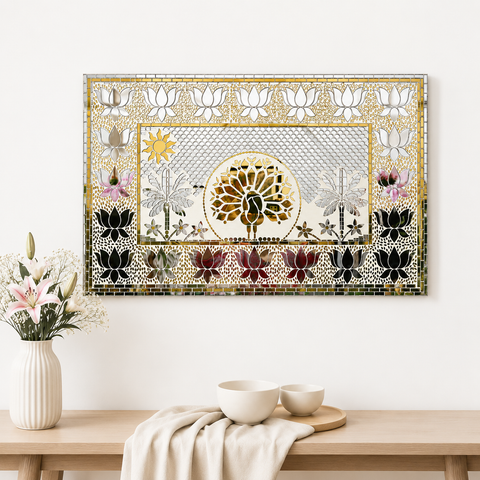 Wall Decoration Frame (with mirrors)-487