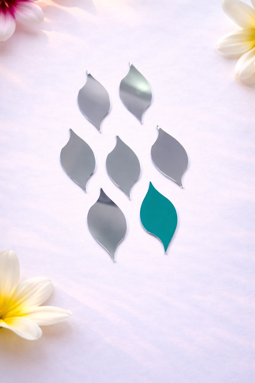 Limited Edition Leaf Drop Shape Mirror-Ex-21