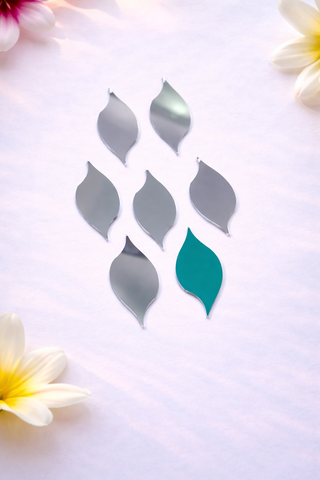 Limited Edition Leaf Drop Shape Mirror-Ex-21