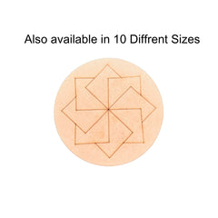 Premarked Round shape MDF-348