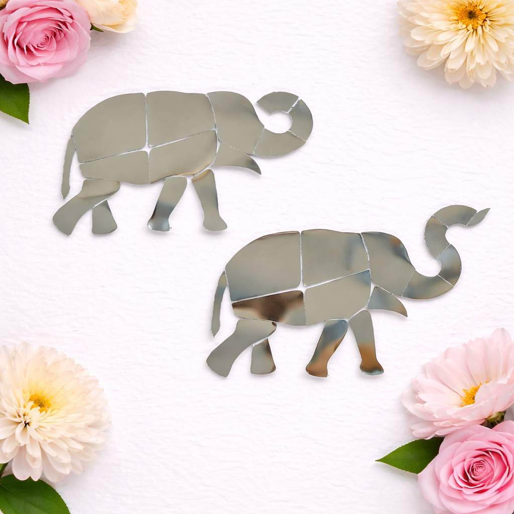 Fancy Right Side Elephant Shape Mirror  -1428