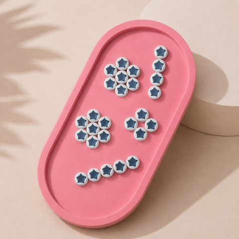 Clay Beads for Lippan Art & Mirror Work | Multiple Shapes & Piece Options