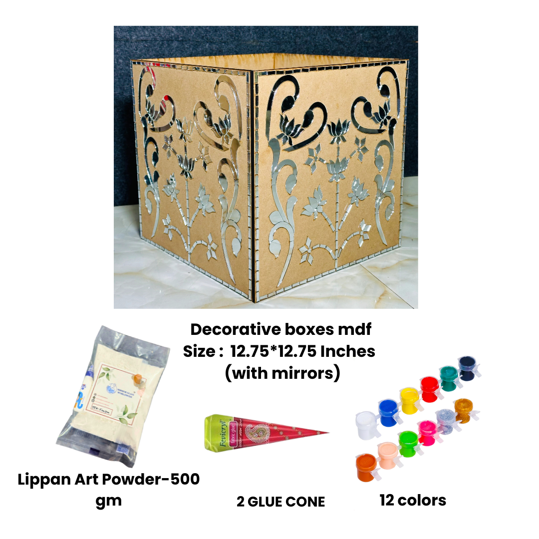 Decorative boxes  (with mirrors)-517 Mosaic kit-1608
