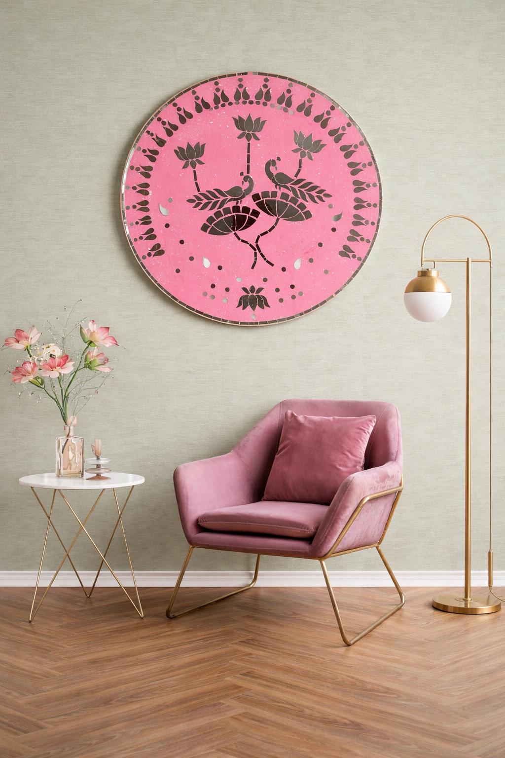 Wall Decor Frame (with mirrors)-532