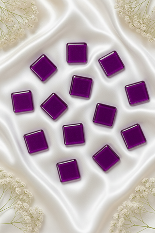 SQUARE SHAPE ROYAL PURPLE COLOUR MOSAIC TILES-534