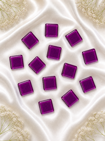 SQUARE SHAPE ROYAL PURPLE COLOUR MOSAIC TILES-534