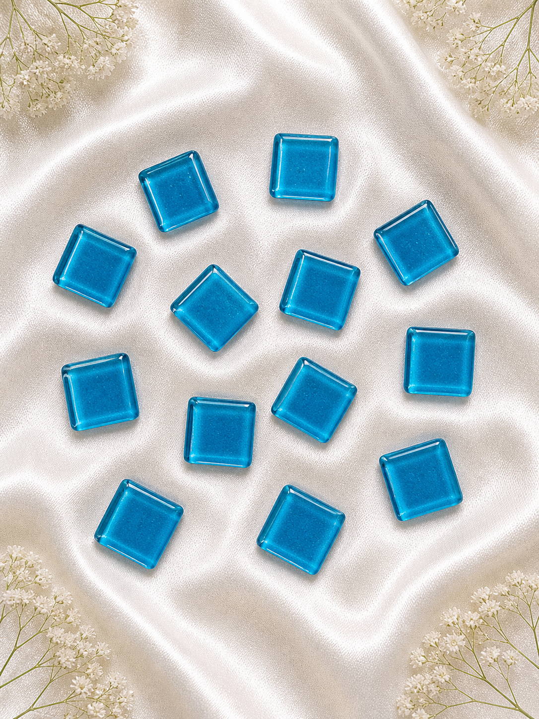 SQUARE SHAPE SKY BLUE COLOUR MOSAIC TILES-536