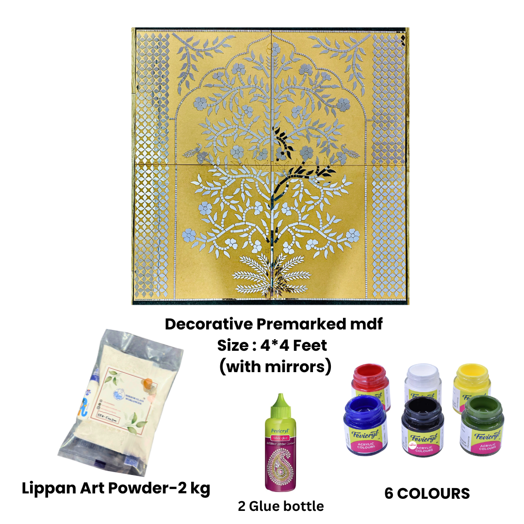 Wall Decoration Frame  (with mirrors)-552 Mosaic kit-1612