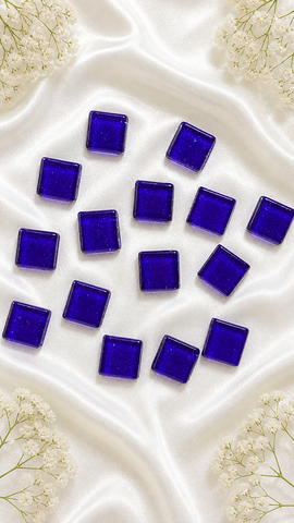 Glossy Square Purple Color Mosaic Tiles-572