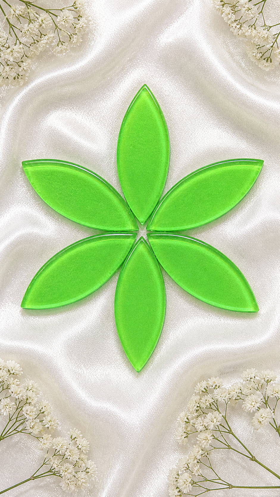 Dark  Petals  Green Color-574