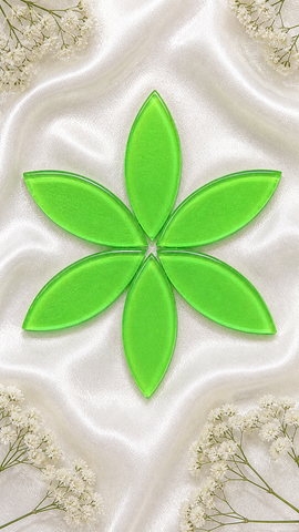 Dark  Petals  Green Color-574