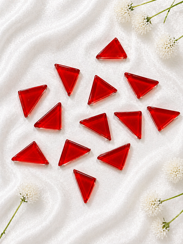 Trangle Shape Red Colour Mosaic Tiles-582