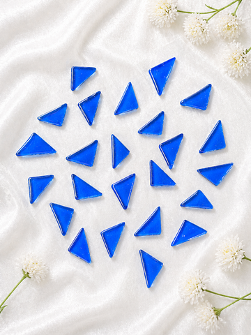 Trangle Shape Blue Colour Mosaic Tiles-584