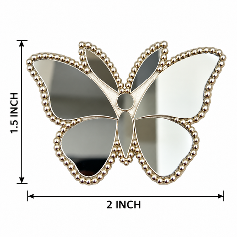 Butterfly Mirror Wall Decor – Ready Made Decorative Mirror Art Piece ST-42