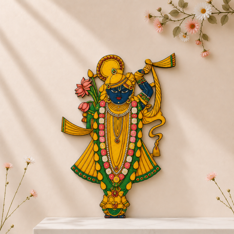 MDF Premarked shreenathji cutout-591