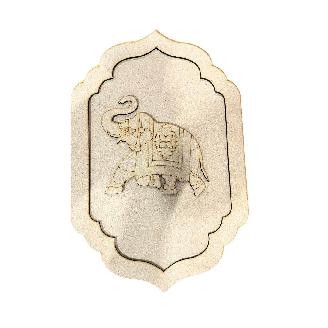 Elephant Design Jharokha MDF (Left Facing)-610