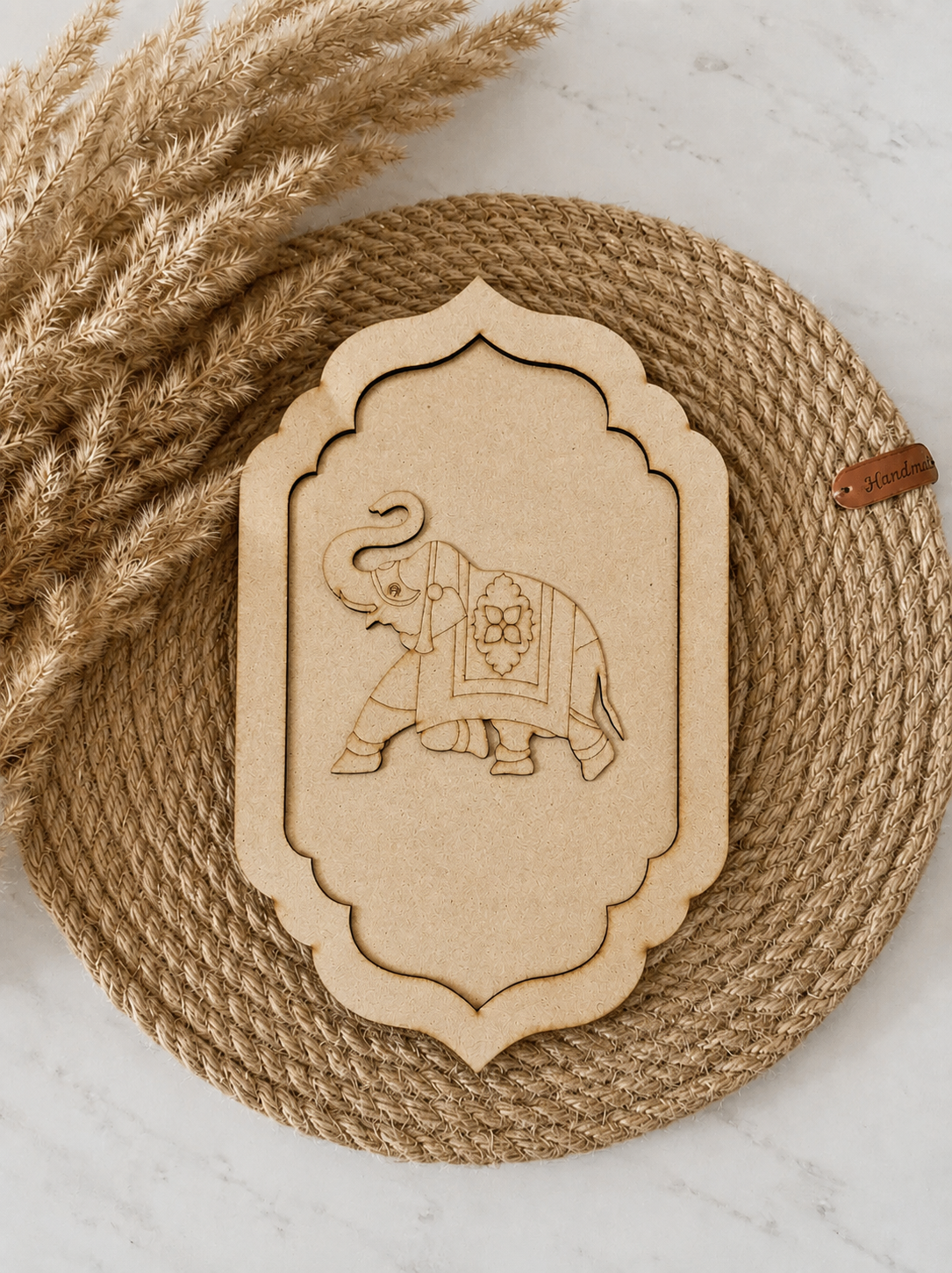 Elephant Design Jharokha MDF (Left Facing)-610