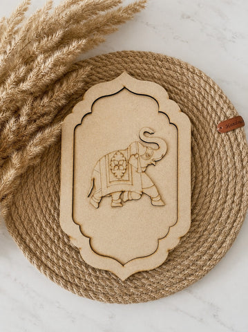 Elephant Design Jharokha MDF (Right Facing)-611