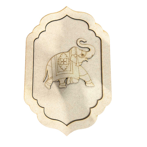 Elephant Design Jharokha MDF (Right Facing)-611