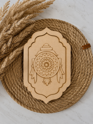 Tirupati Balaji Pre Marked  Shapes Cutout  MDF Jharokha-620