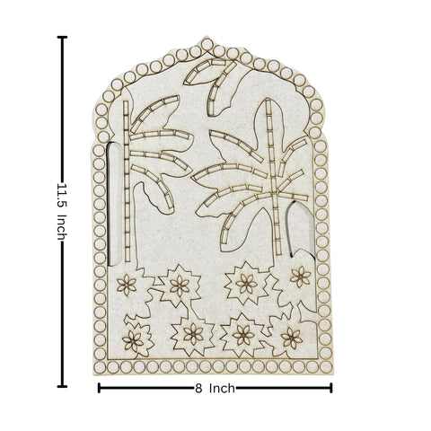 Designer Floral Jharokha  with mirrors - 623