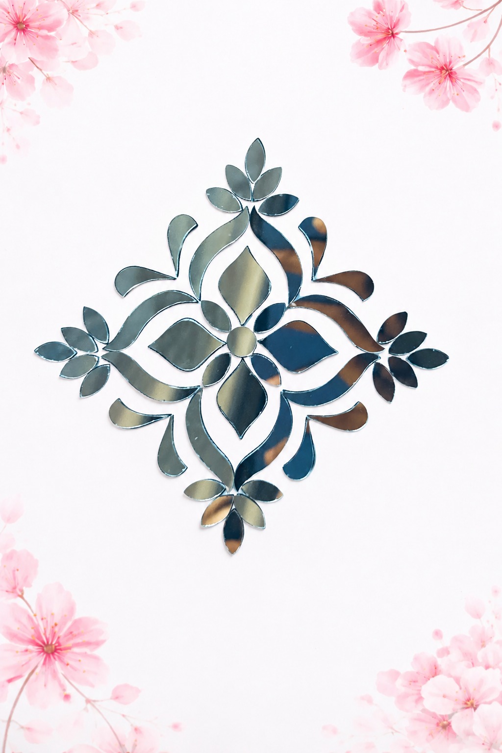 Floral Vine Mirror Design for Lippan Art-801