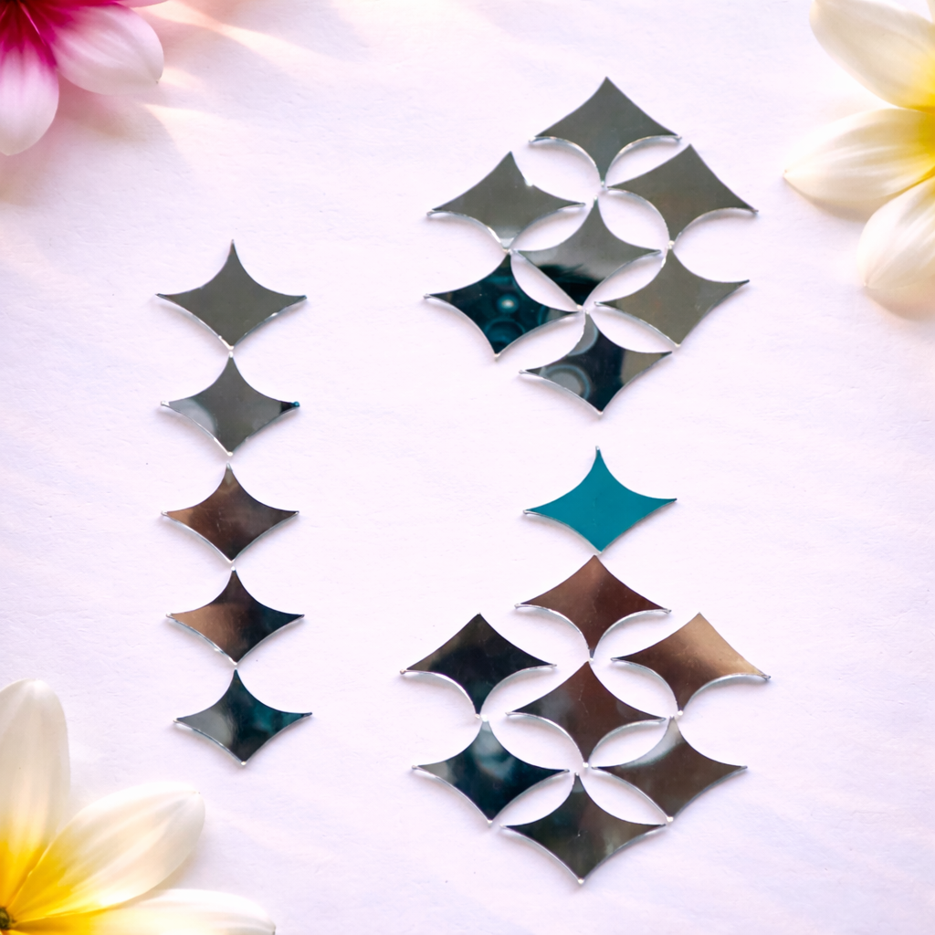 Limited Edition Kite Shape Craft Mirrors for Lippan Art –Ex-2