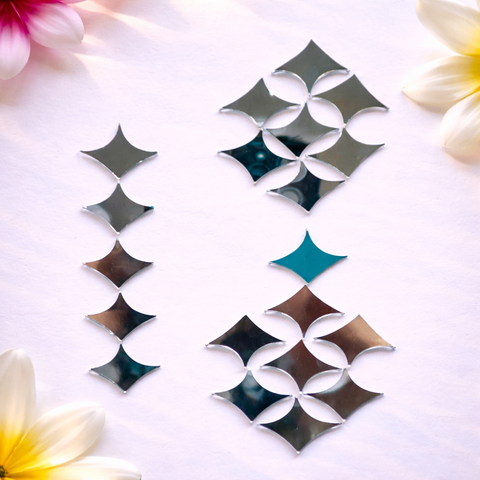 Limited Edition Kite Shape Craft Mirrors for Lippan Art –Ex-2