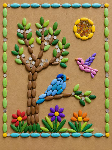 Leaf Bead Shape Clay Pieces for Lippan Art  & Floral Designs-MG-2
