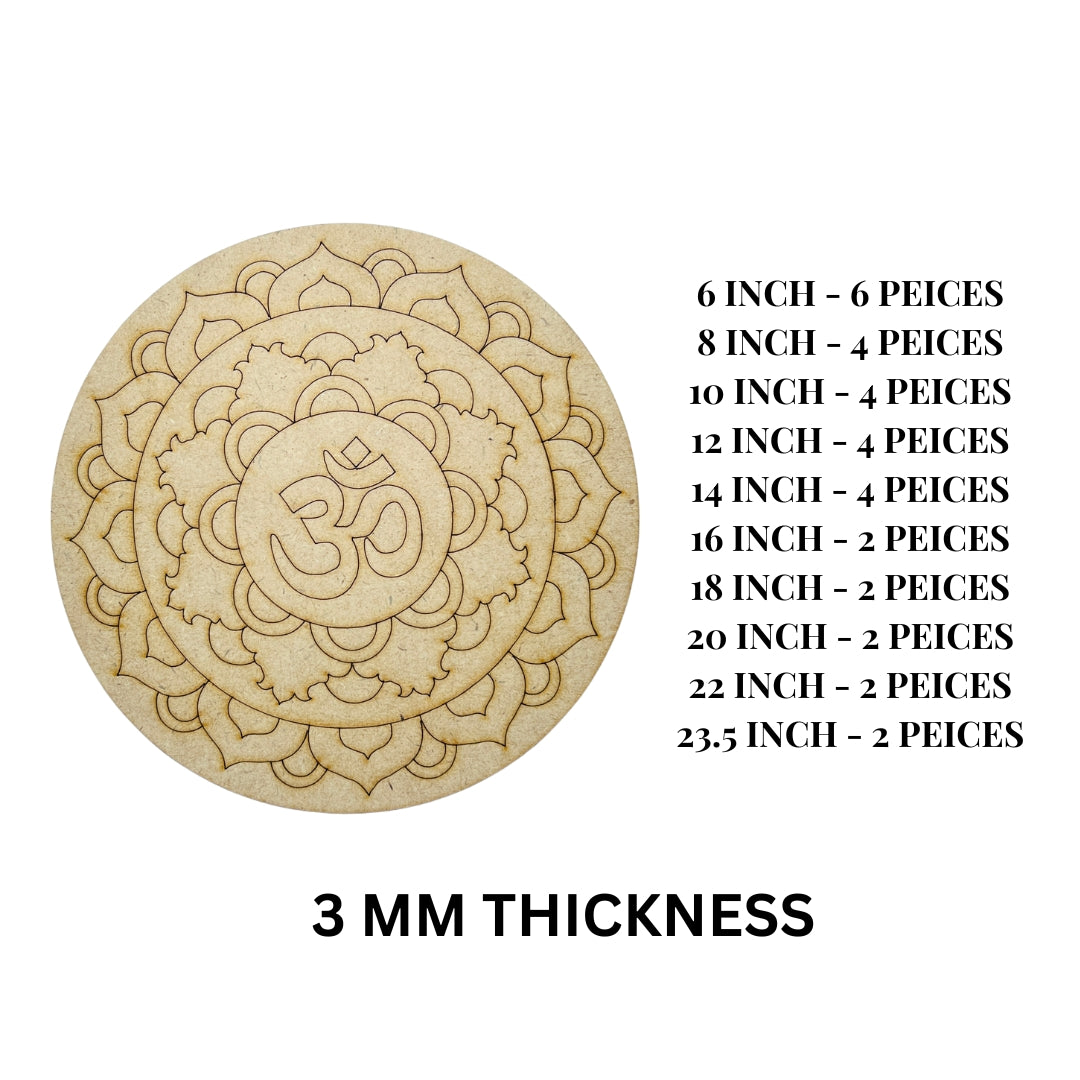 Premarked Round shape MDF-381