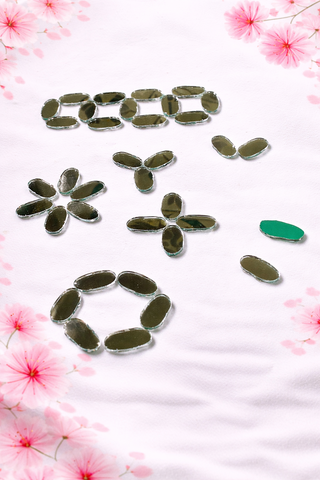 Fancy capsule shape mirror C-7,9