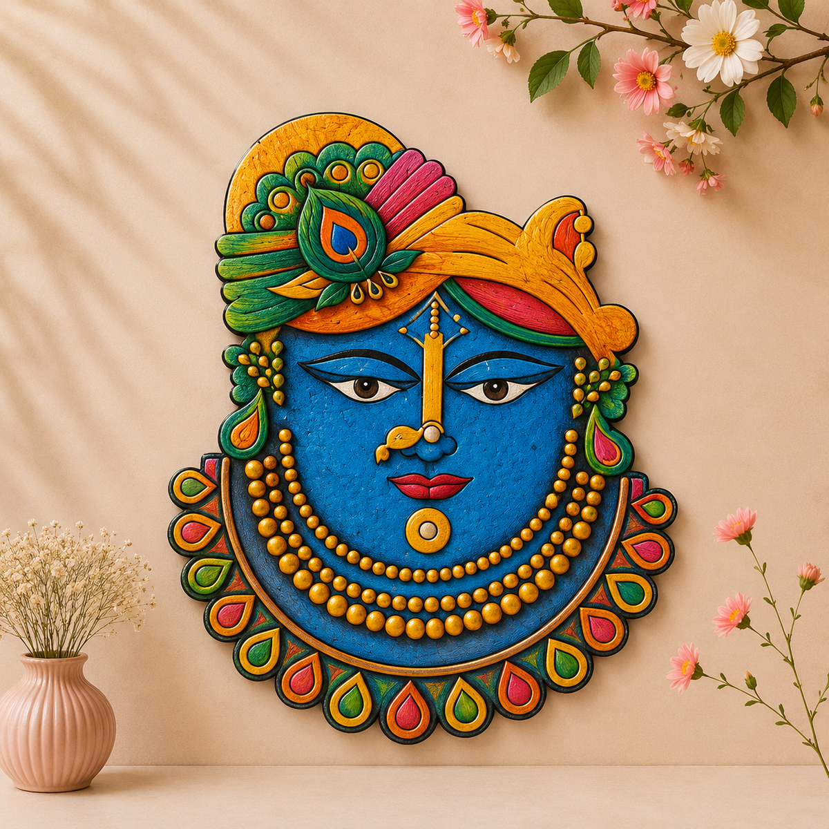 MDF Premarked shreenathji cutout-143