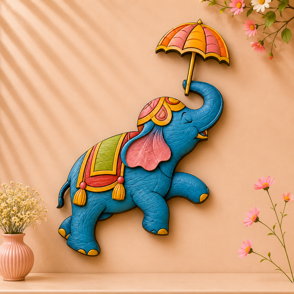 Mdf elephant cutout-118