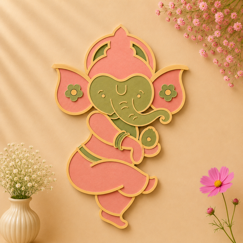 MDF Premarked ganeshji shape-44