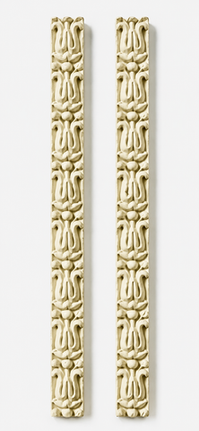 Lotus Pattern Clay Border Strips for Lippan Art & DIY Décor 7 inch- CLAY BORDER 11