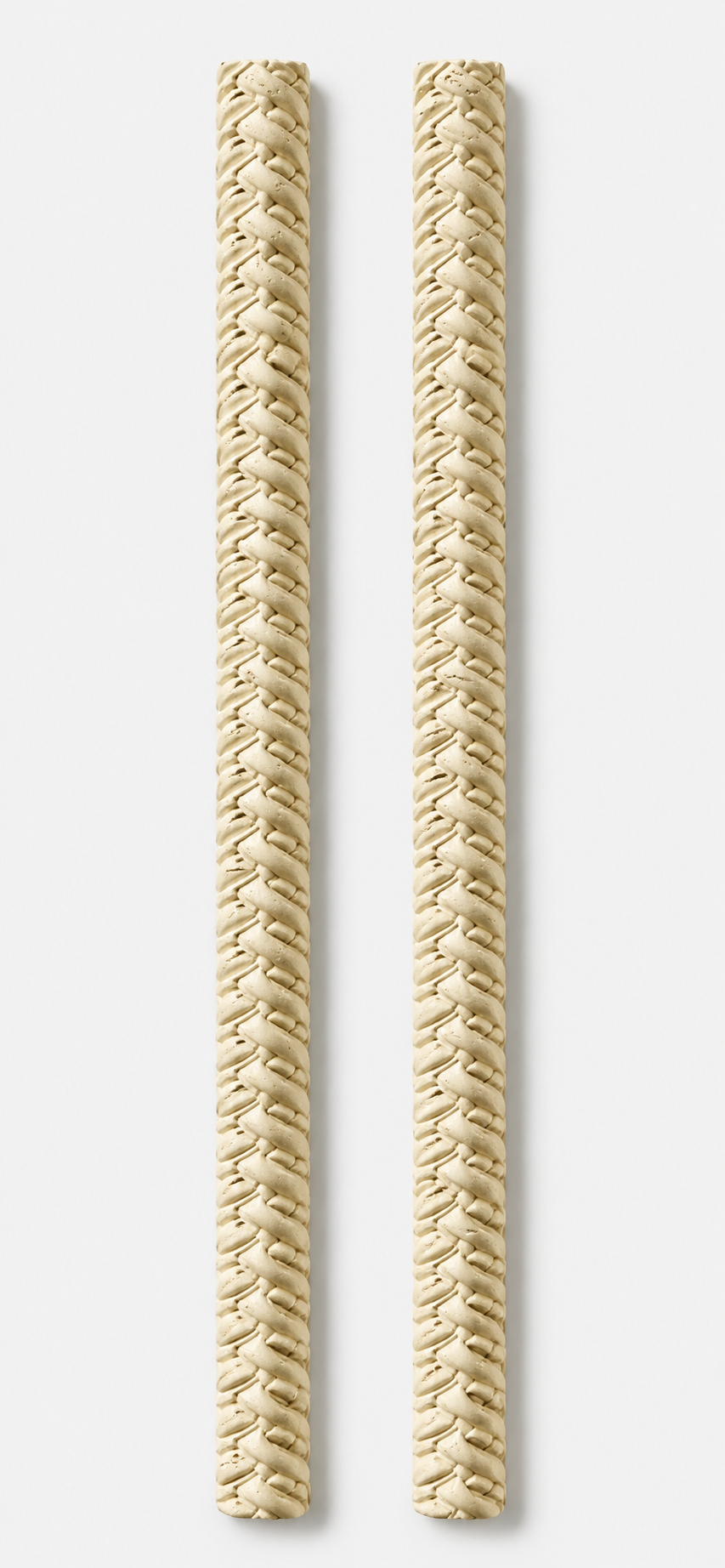 Braided Rope Pattern Clay Border Strips for Lippan Art 7 inch - CLAY BORDER 15