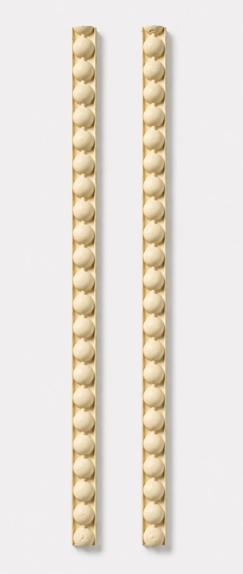 Round Bead Pattern Clay Border Strips for Lippan Art 7 inch - CLAY BORDER 17