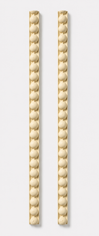 Round Bead Pattern Clay Border Strips for Lippan Art 7 inch - CLAY BORDER 17