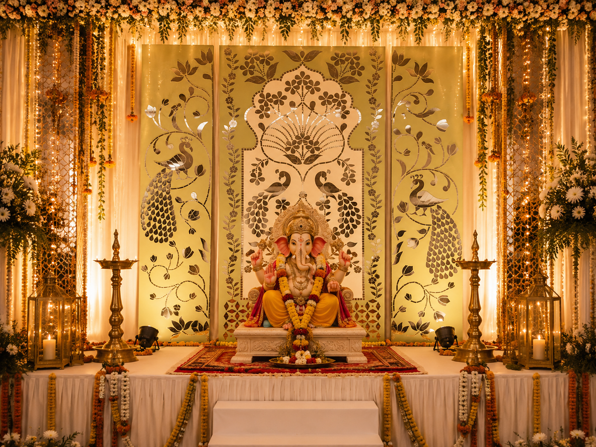 Ganpati decoration 