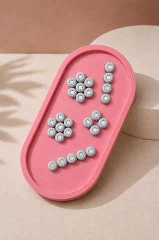 Clay Beads for Lippan Art & Mirror Work | Multiple Shapes & Piece Options