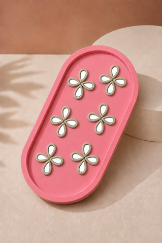 Clay Beads for Lippan Art & Mirror Work | Multiple Shapes & Piece Options