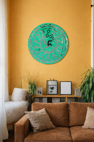 Decorative Premarked round mdf (with mirrors) -497