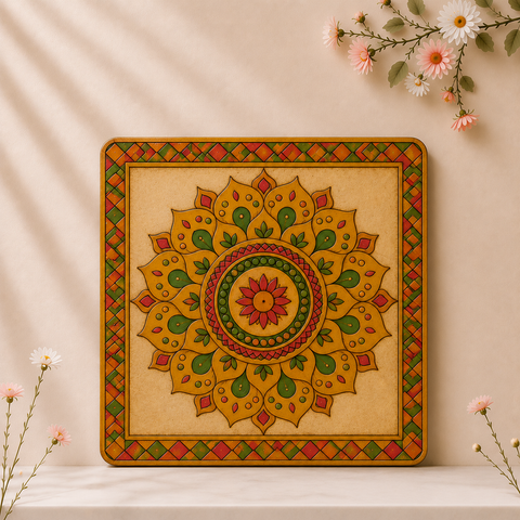 MDF Premarked Rangoli cutout-428