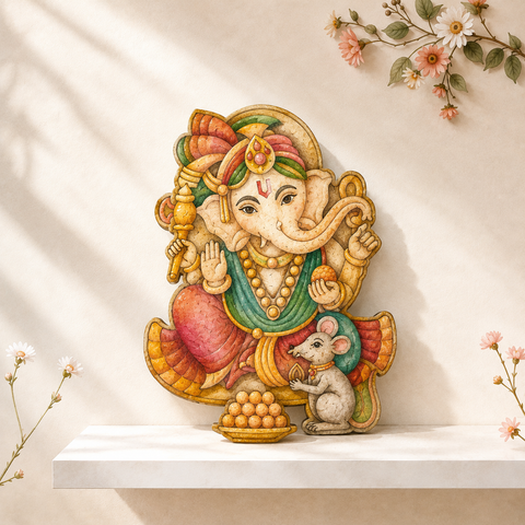 MDF Premarked Ganesha cutout-382