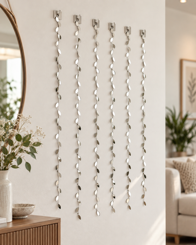 Leaf Shape Mirror Hanging String – Decorative Mirror String for Home & Event Décor 40 INCH- ST-5