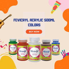 Fevicryl Acrylic Colour For Lippan Art 500ml