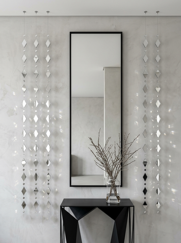 Diamond Mirror Hanging String for Lippan Art & Wall Décor 6 INCH - ST-13