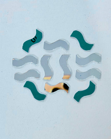 Fancy shape  mirror-H