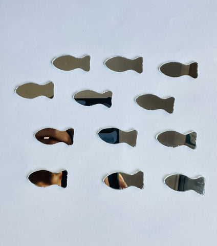 Fancy Fish shape mirror  F-27