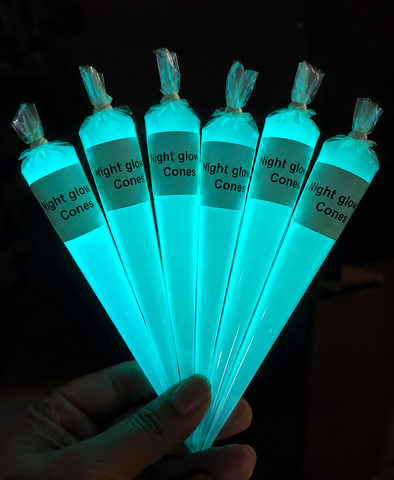 Blue Night Glow Glue Cone for Lippan Art, DIY Craft & Decoration –-701